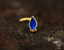 Load image into Gallery viewer, 14k Solid Gold Indian Drop Stud Earring  - Hailey

