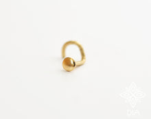 Load image into Gallery viewer, 14k Solid Gold Tiny Flat Dot Stud Earring - Isabel
