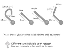 Load image into Gallery viewer, Silver Sterling Crown Nose Stud  - Alina
