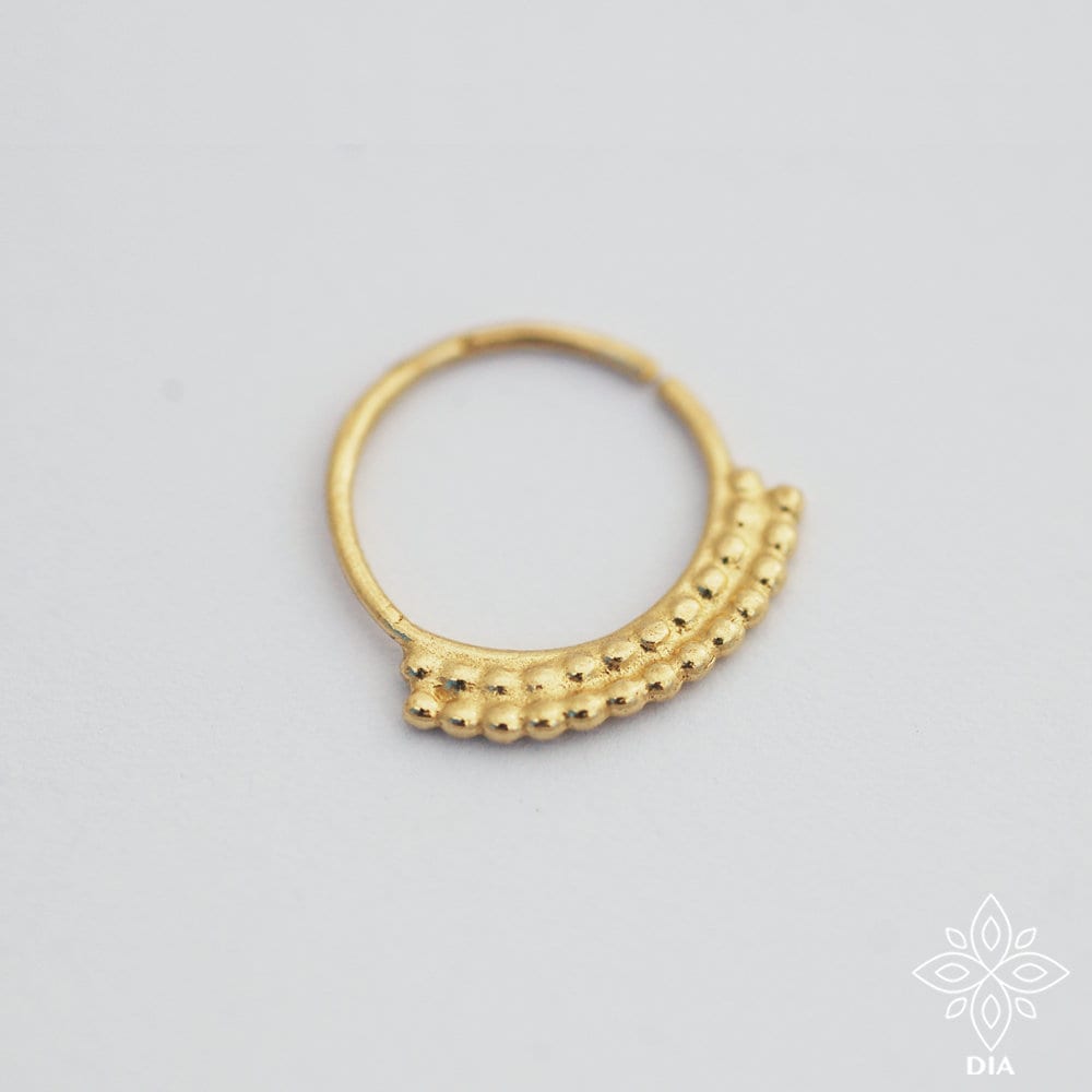 14k Solid Gold Indian Nose Ring
