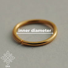 Load image into Gallery viewer, Silver Sterling Tribal Hoop Earring - Eliza
