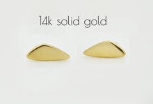 Load image into Gallery viewer, 14K Gold Geometric Studs - One Pair - Nora
