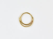 Load image into Gallery viewer, 14k Gold Half Moon Nose Ring - Mia
