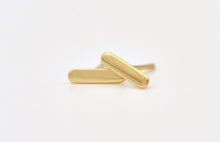 Load image into Gallery viewer, 14k Solid Gold Unique Rectangle Geometric Stud Earring - Alaina
