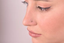 Load image into Gallery viewer, 14k Solid Gold Tiny Geometric  Nose Stud - Trinity
