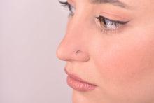 Load image into Gallery viewer, 14k Gold Triangle Nose Stud - Camila Rose
