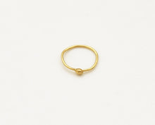Load image into Gallery viewer, 14k GOLD Nose Hoop Tiny Ball - Ava

