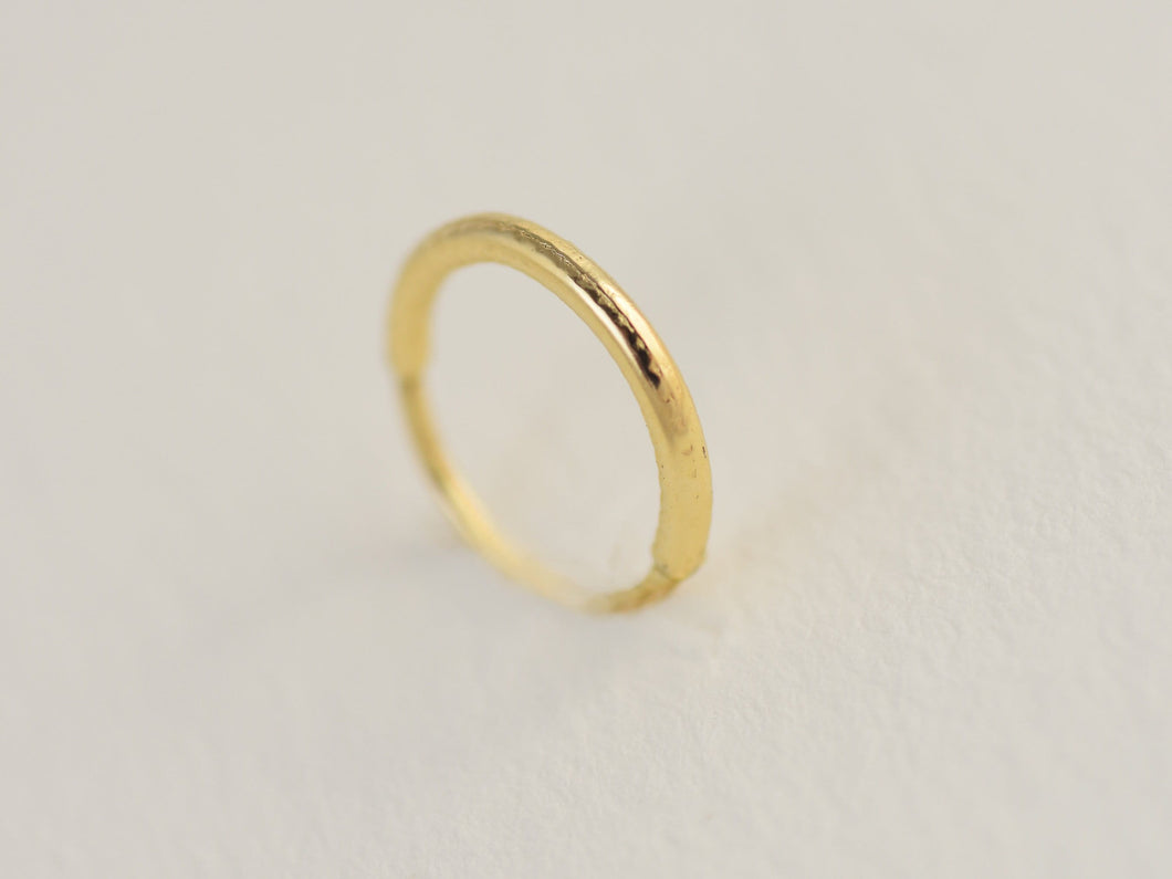 14k Gold Plain Nose Ring