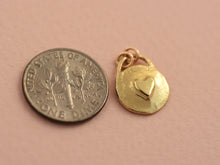 Load image into Gallery viewer, 14k Gold Heart Coin Pendant
