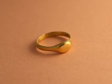 Load image into Gallery viewer, 22k Gold Minimal Drop Ring
