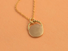 Load image into Gallery viewer, 14k Gold Boho Coin Pendant
