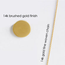 Load image into Gallery viewer, 14k Gold Boho Minimalist Pendant

