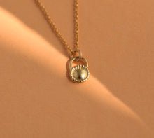 Load image into Gallery viewer, 14k Gold Dainty Sun Necklace
