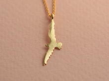 Load image into Gallery viewer, 14k Seagull Pendant Necklace - Gal

